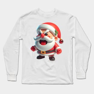 Angry Santa Long Sleeve T-Shirt